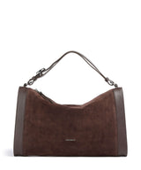 Coccinelle Elinor Suede Torebka worek brunette