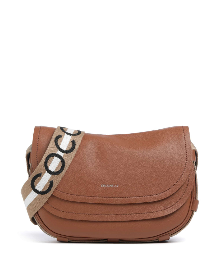 Coccinelle Raquel Shoulder bag cognac/noir