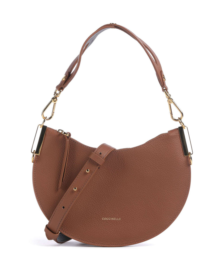 Coccinelle Sunup Shoulder bag cognac/noir