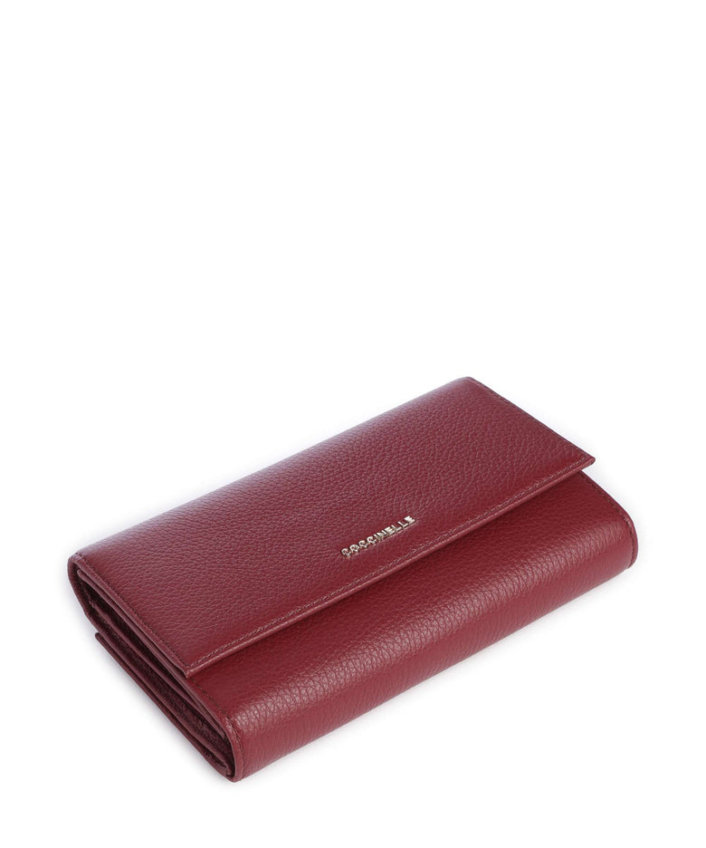 Coccinelle Metallic Soft Wallet ribes