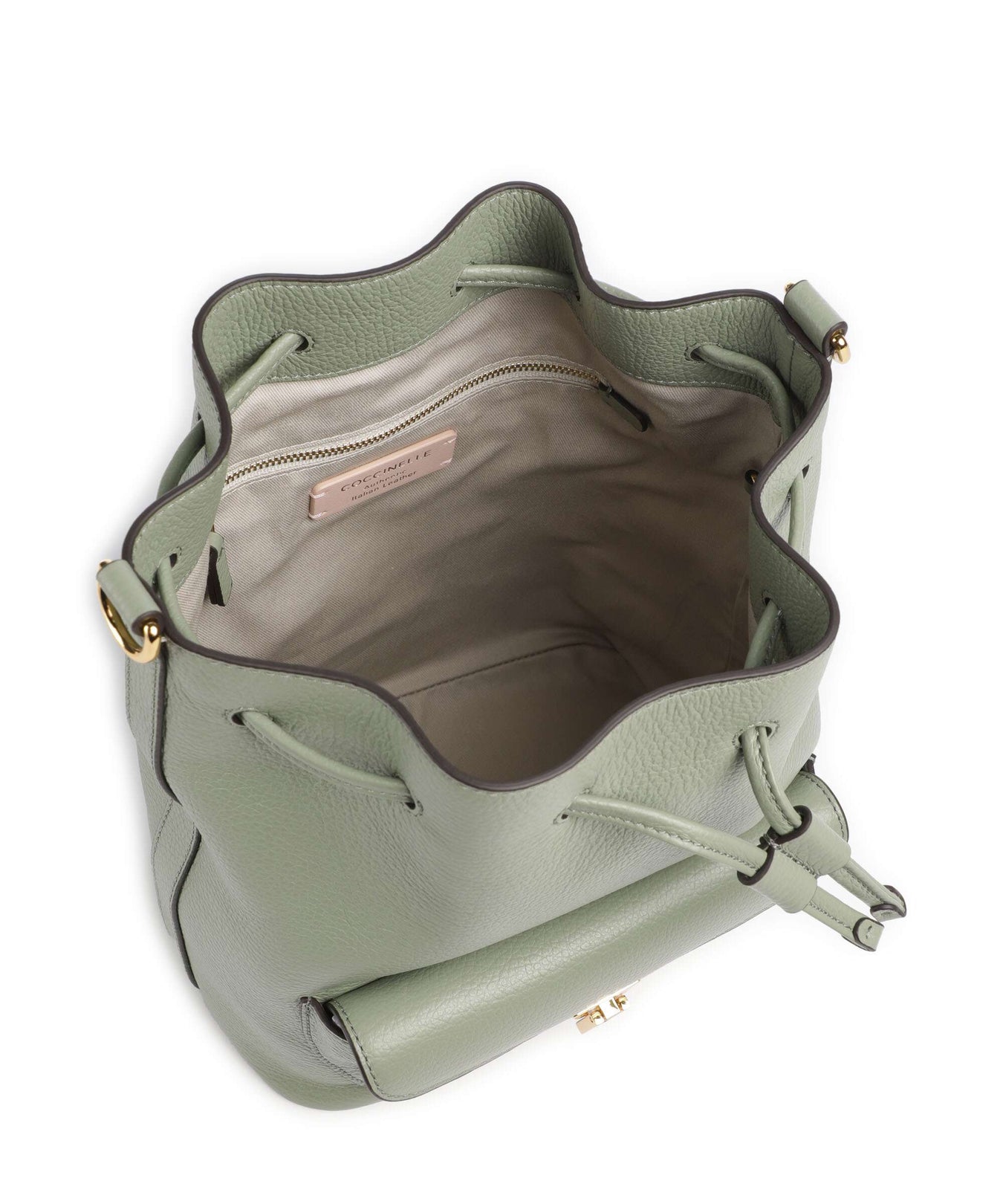 Coccinelle Beat Generation Bucket bag greenery