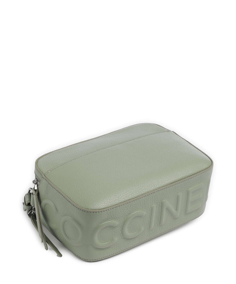 Coccinelle Myrtha Maxi Logo Crossbody bag greenery