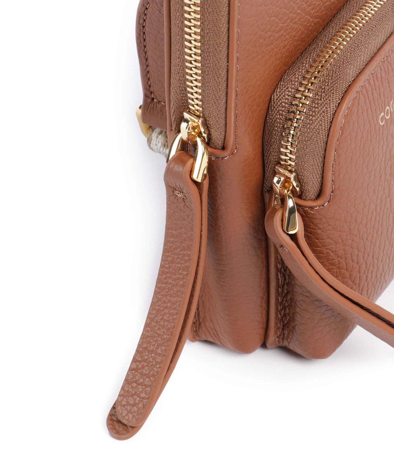 Coccinelle Pixie Phone bag cognac