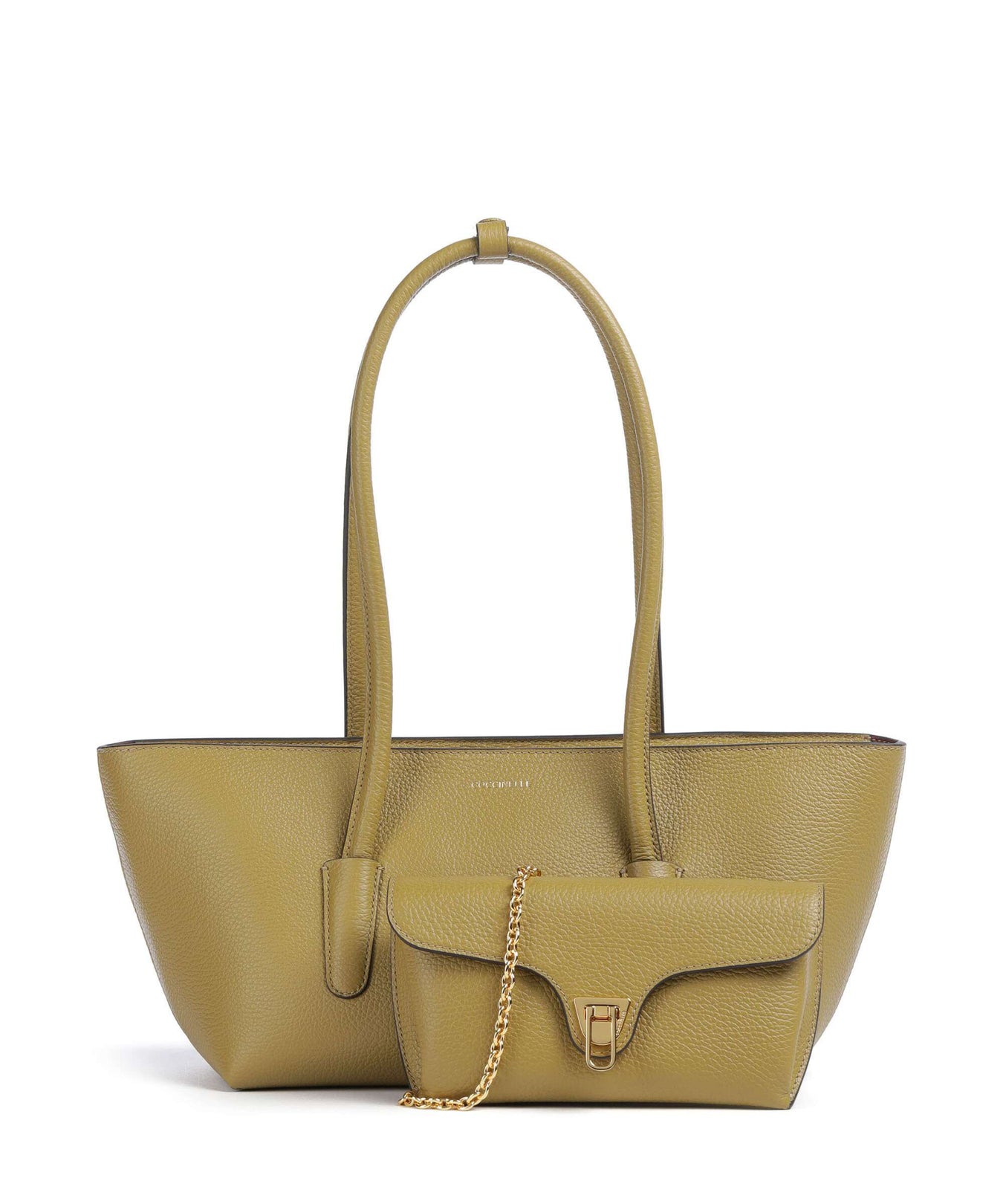 Coccinelle Beat Double Shoulder bag seagrass