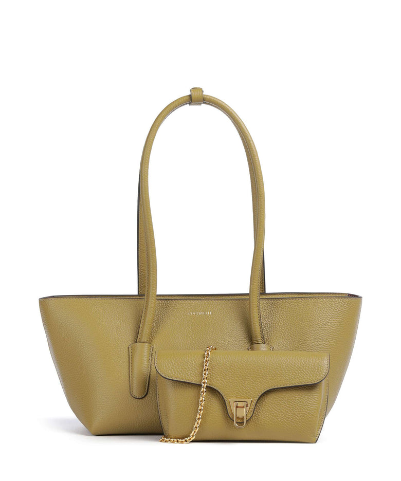 Coccinelle Beat Double Shoulder bag seagrass