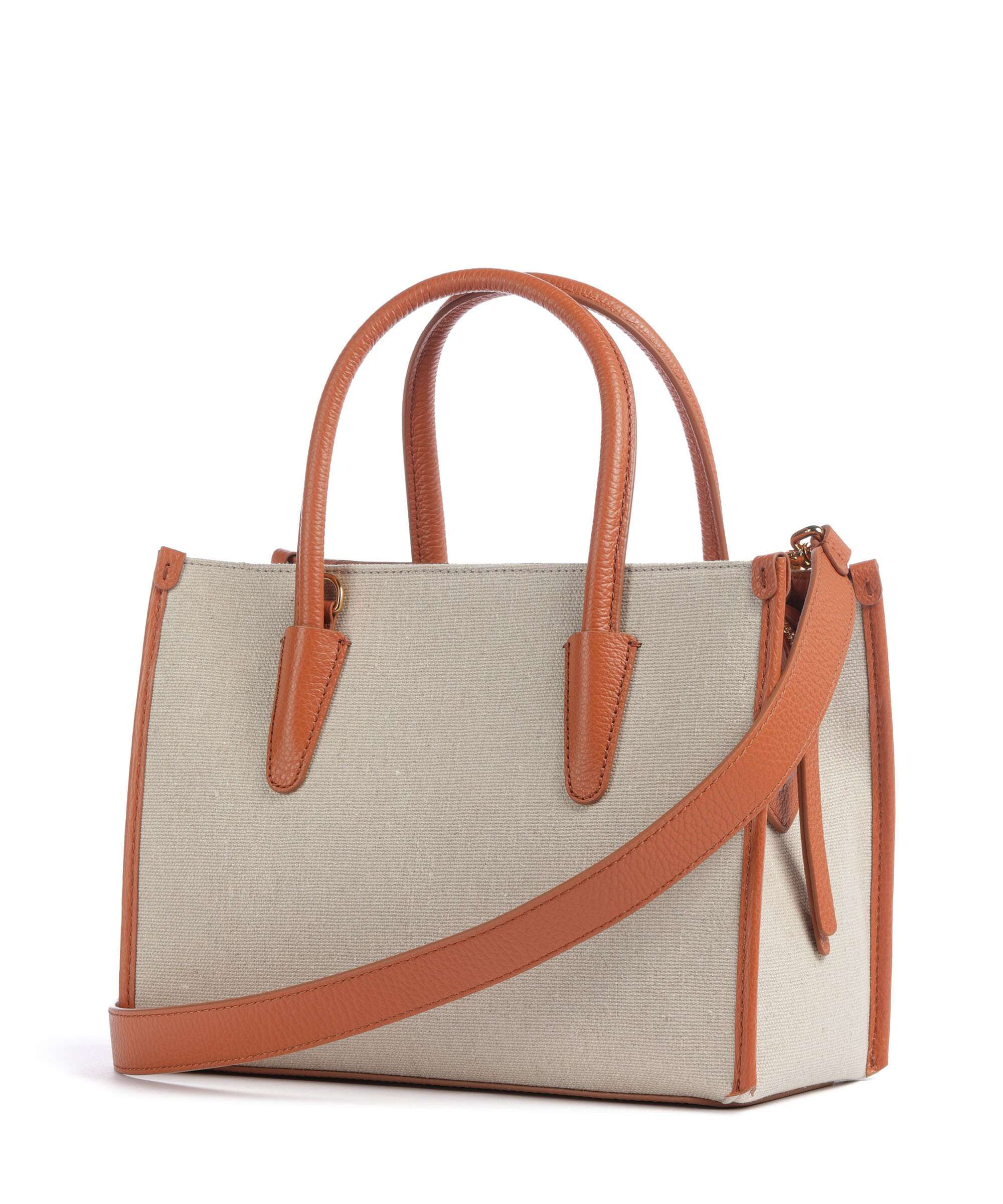 Coccinelle Myrtha Canvas Handbag natural/crab