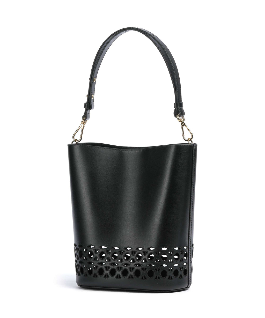 Coccinelle Nikla Monogram Sangallo Bucket bag noir
