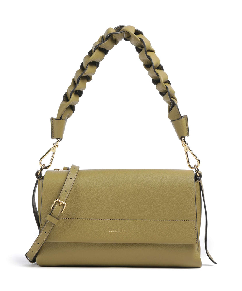 Coccinelle Boheme Grana Double Shoulder bag seagrass/sandshell