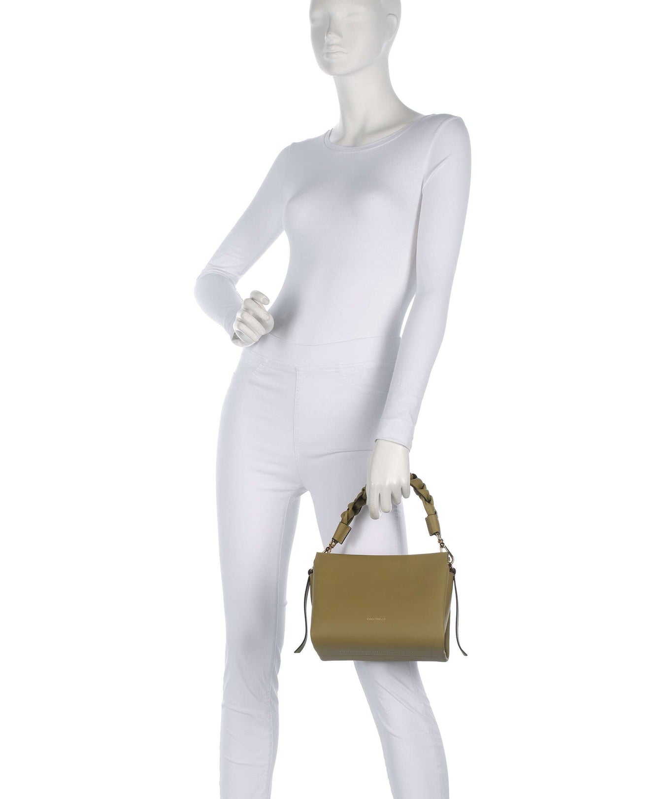 Coccinelle Boheme Grana Double Shoulder bag seagrass/sandshell