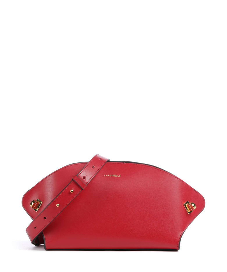 Coccinelle Tylde Calf Crossbody bag scarlet