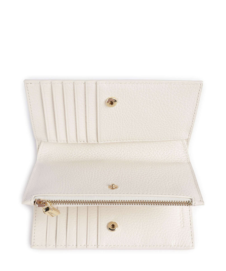 Coccinelle Metallic Soft Wallet pearl