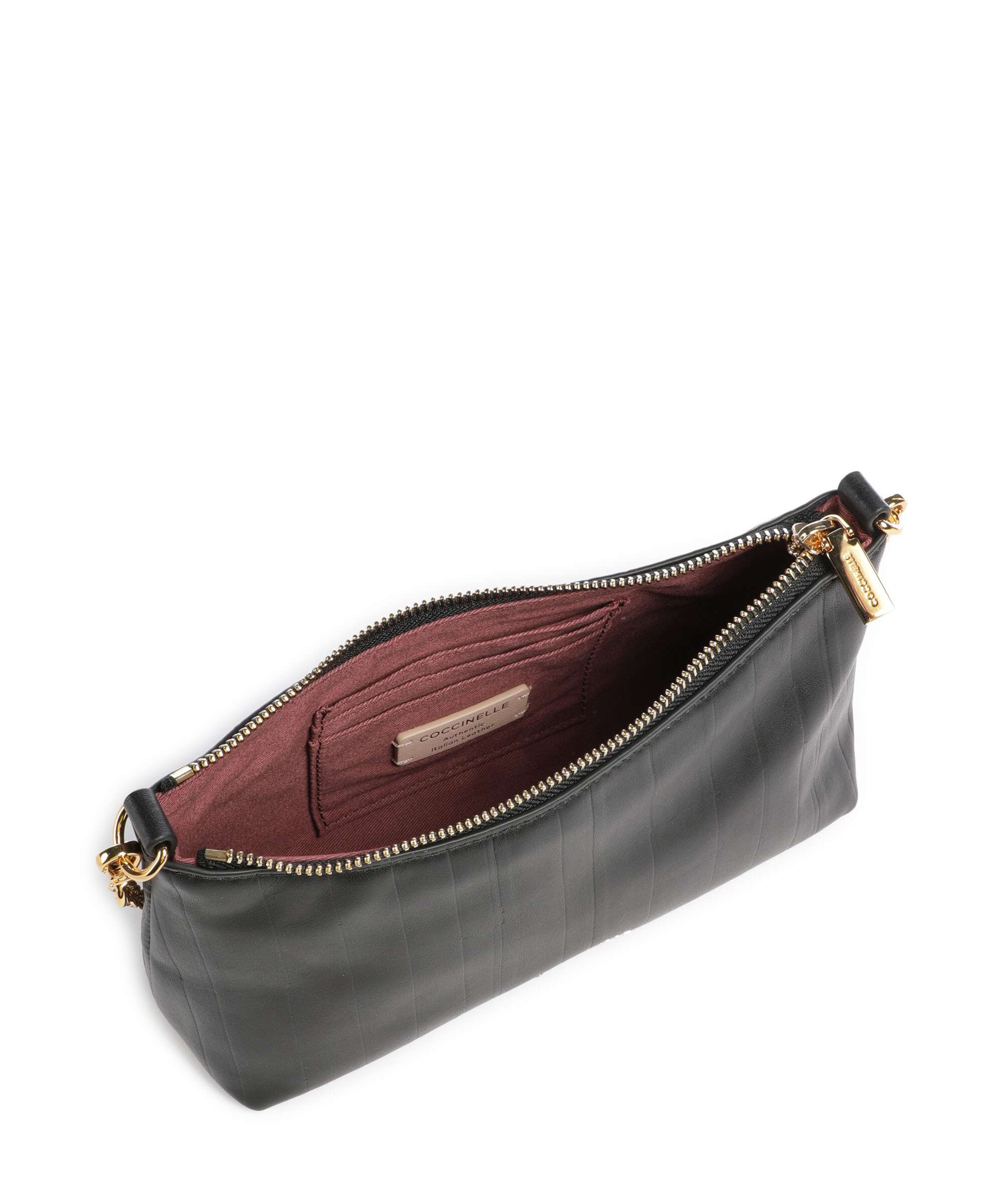 Coccinelle Aura Plisse Shoulder bag noir