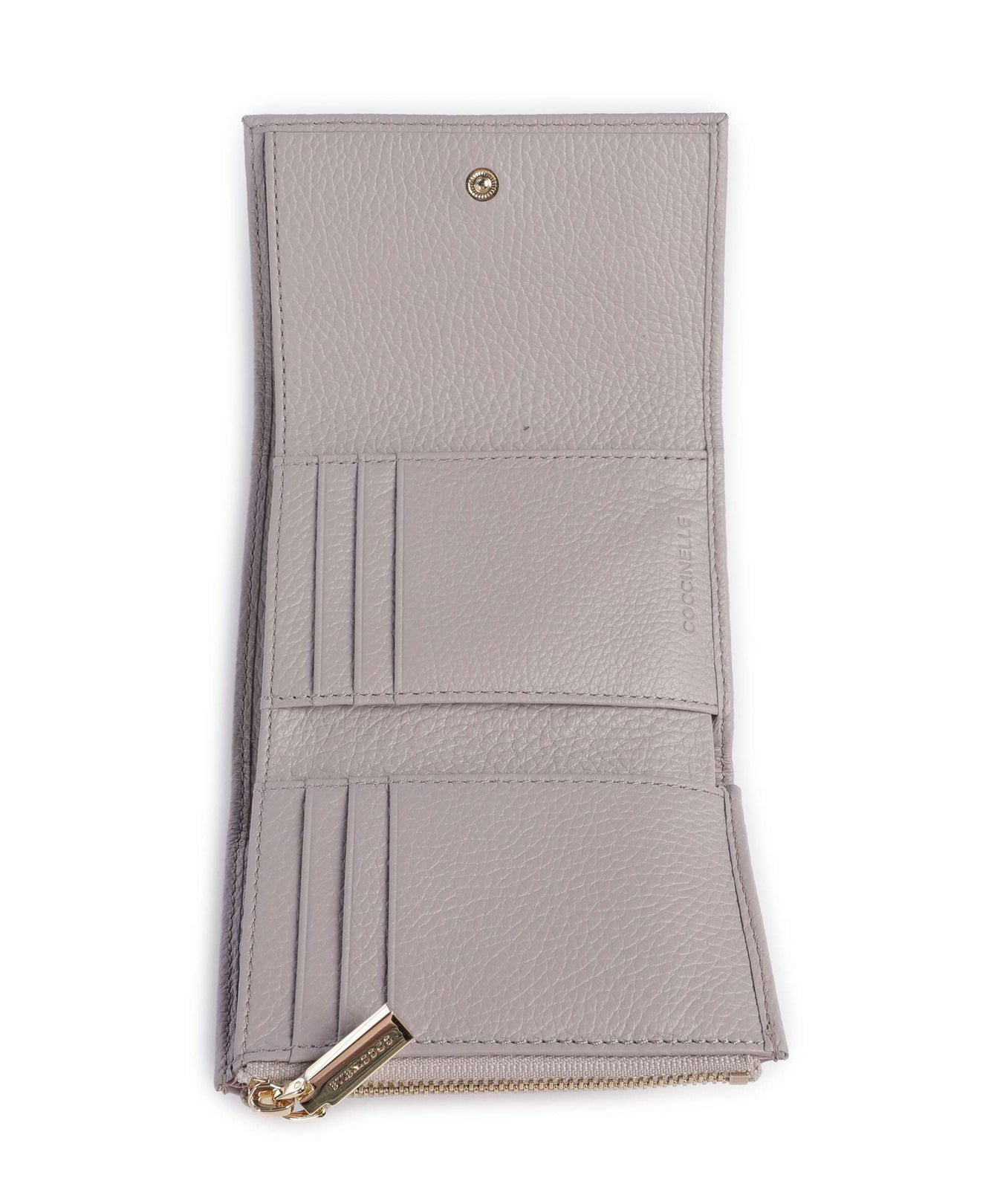 Coccinelle Metallic Soft RFID Wallet oyster