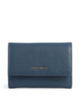 Coccinelle Metallic Soft RFID Portfel deep blue