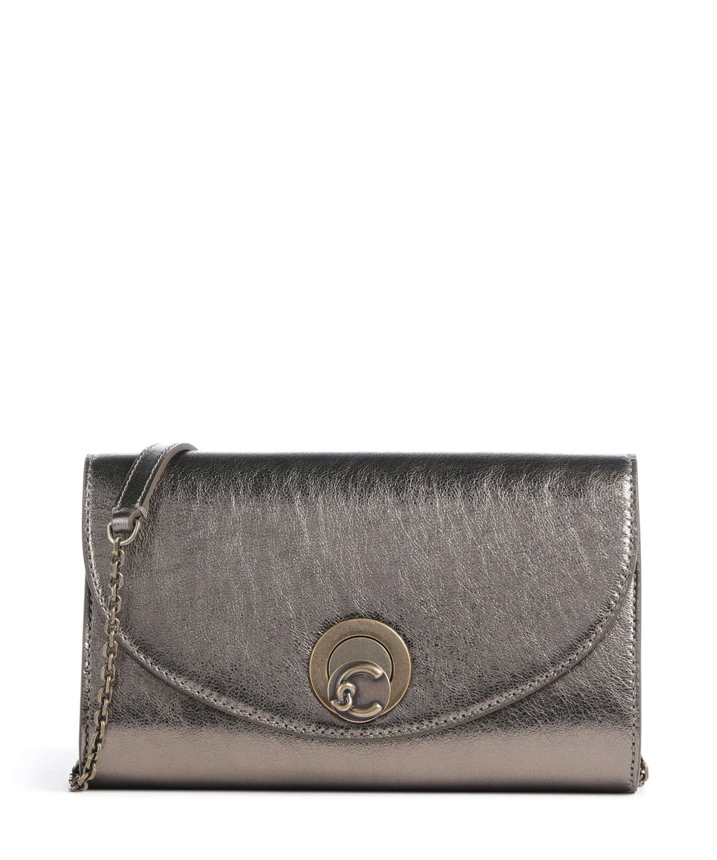 Coccinelle Nikla Smooth Crossbody bag antique brass