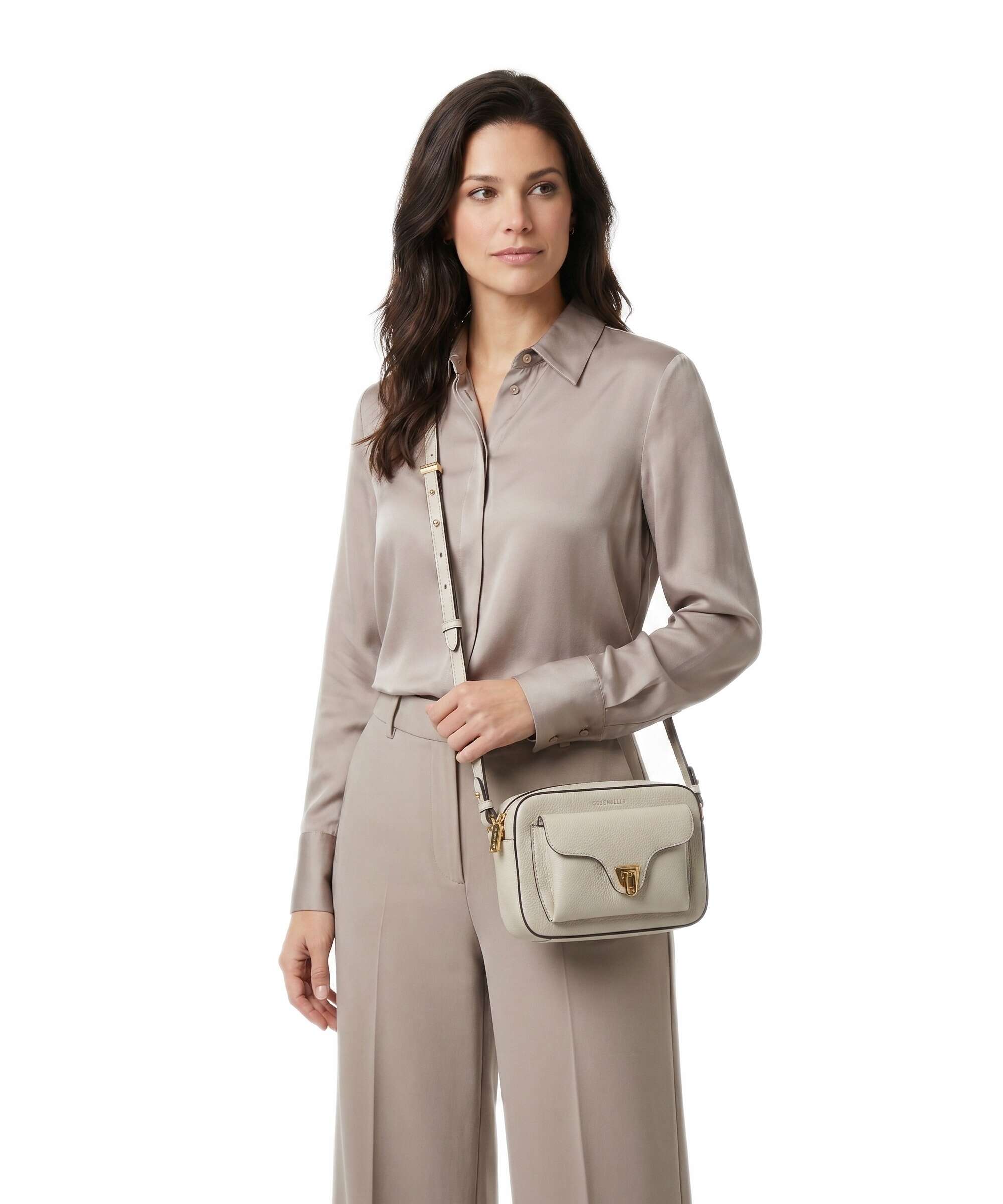 Coccinelle Beat Soft Crossbody bag eucalipto