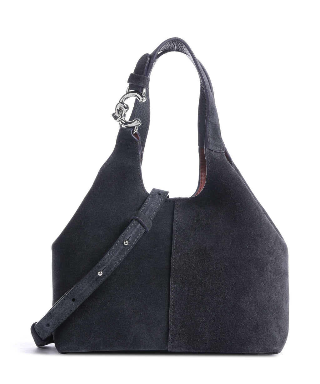 Coccinelle C-Easy Suede Handbag midnight blue