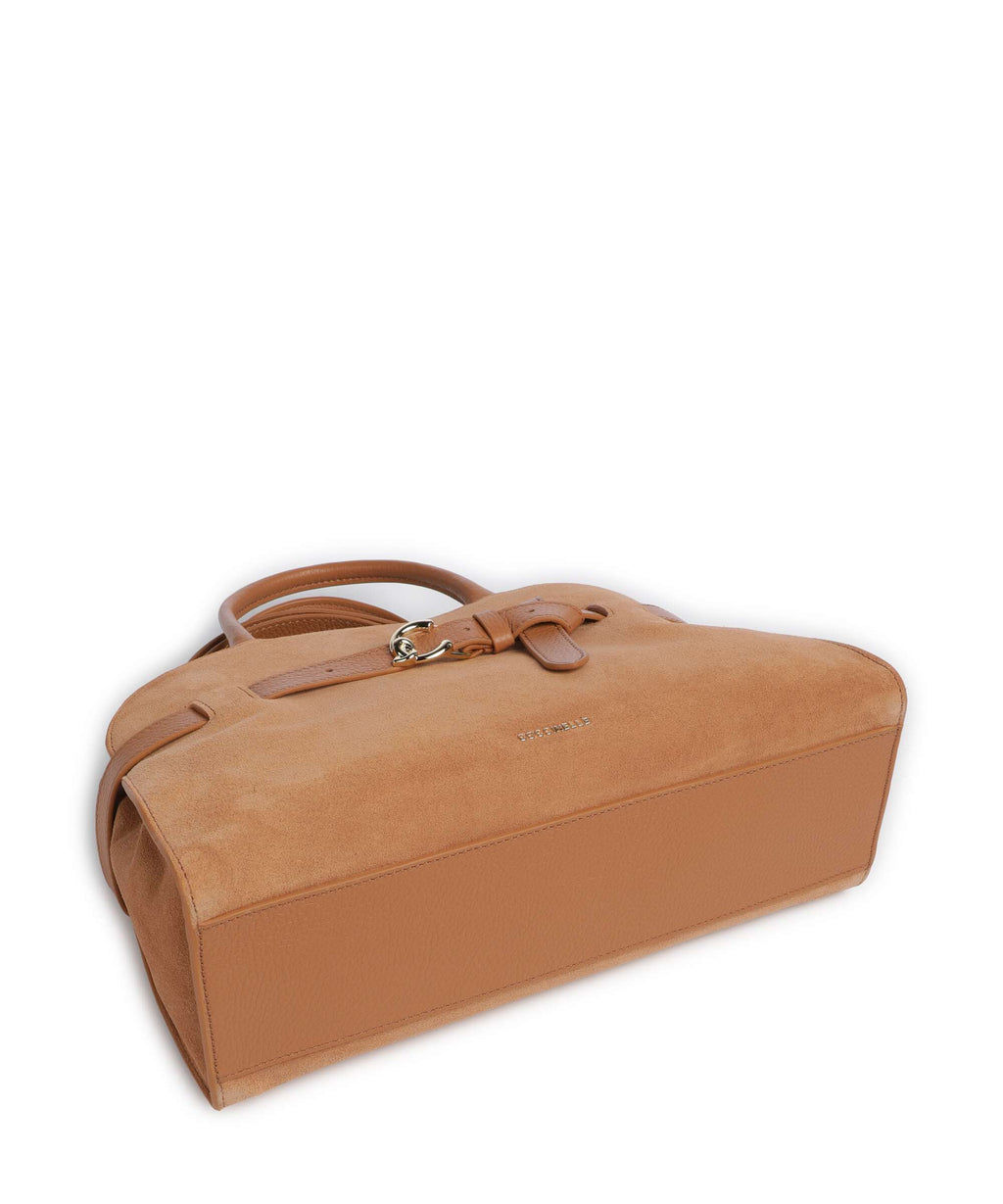 Coccinelle Sabine Suede Handbag robin