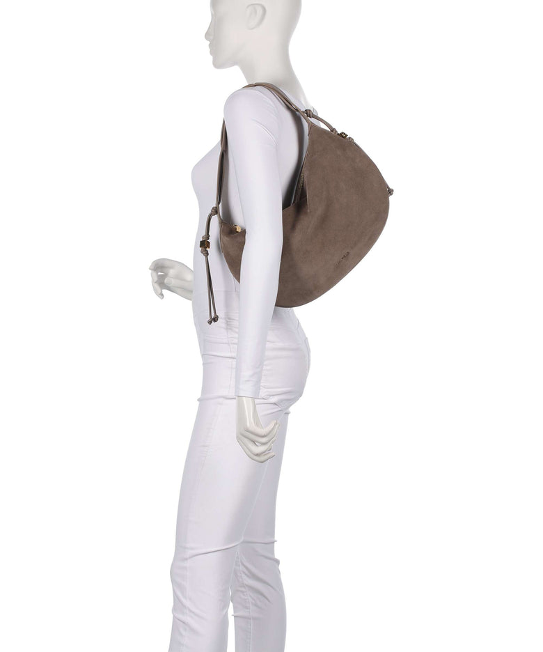 Coccinelle Thess Hobo bag warm taupe