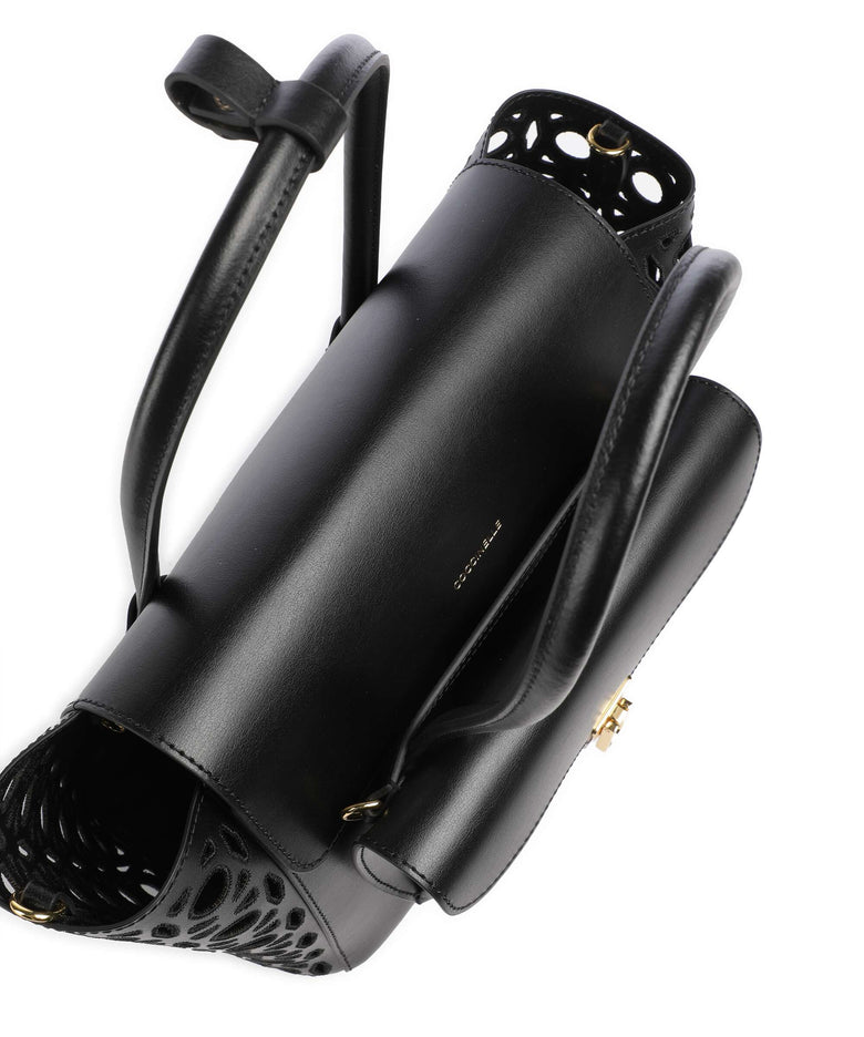 Coccinelle Beat Double Monogram Handbag noir