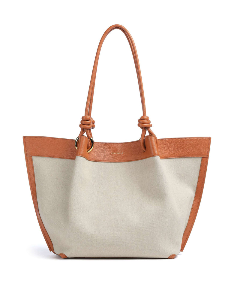 Coccinelle Finn Canvas Tote bag natural/crab