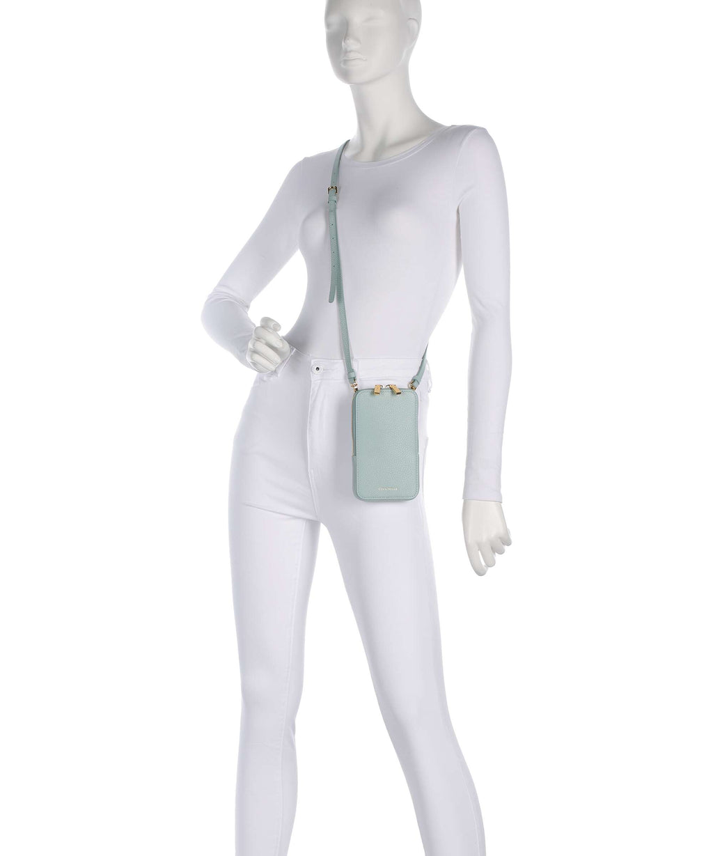 Coccinelle Flor Phone bag aquamarine