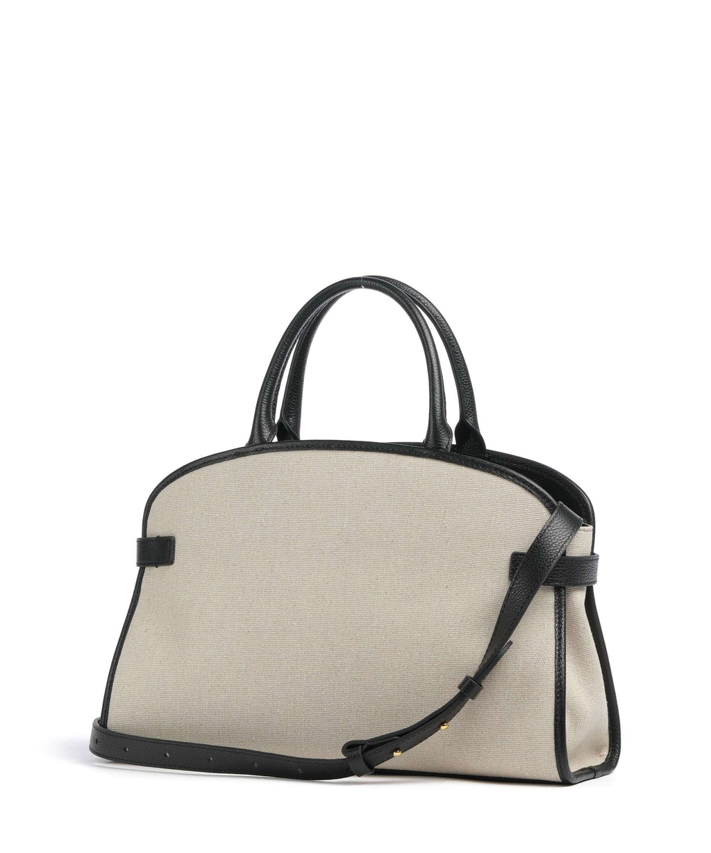 Coccinelle Sabine Canvas Handbag natural/noir