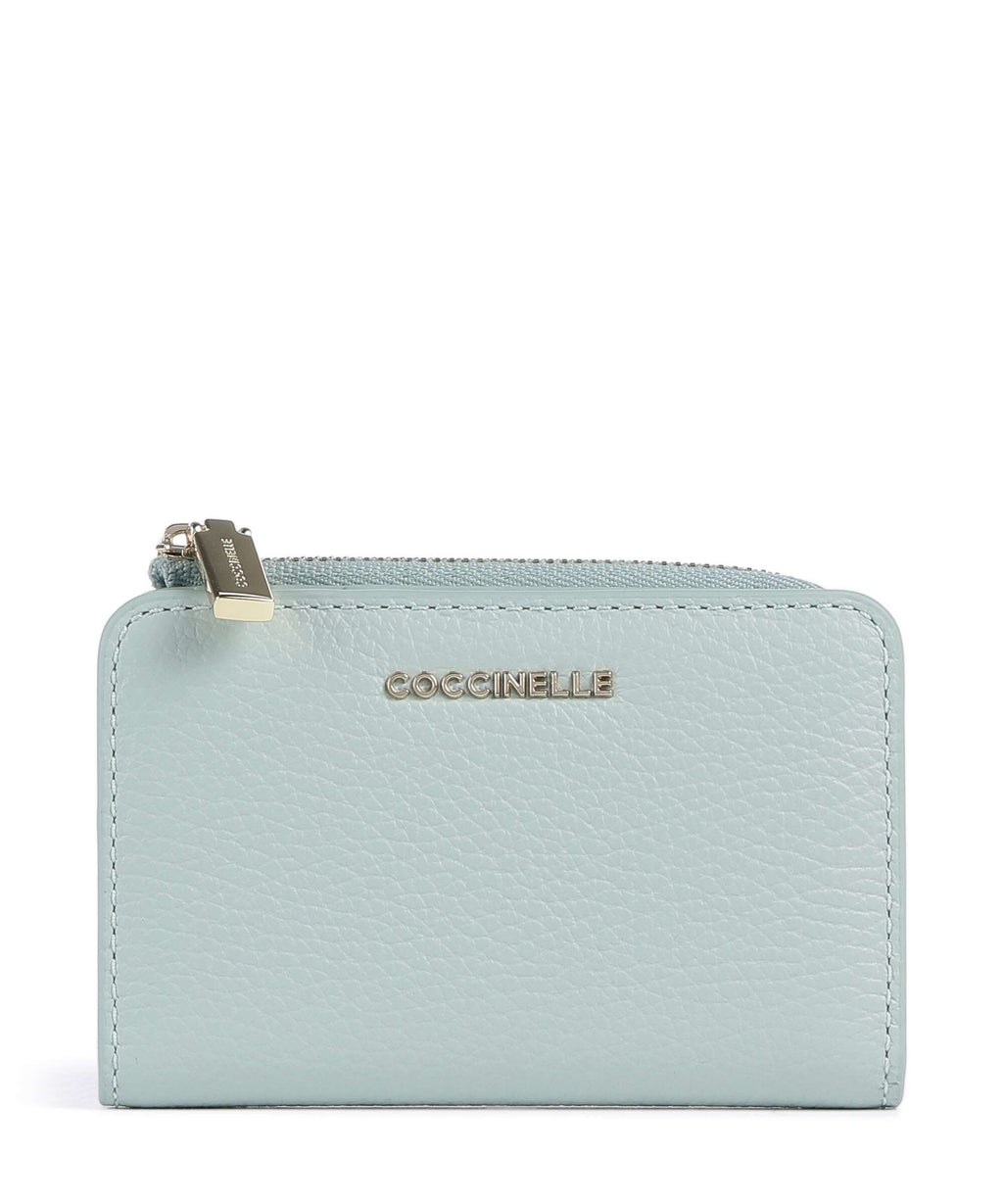 Coccinelle Metallic Soft Wallet aquamarine