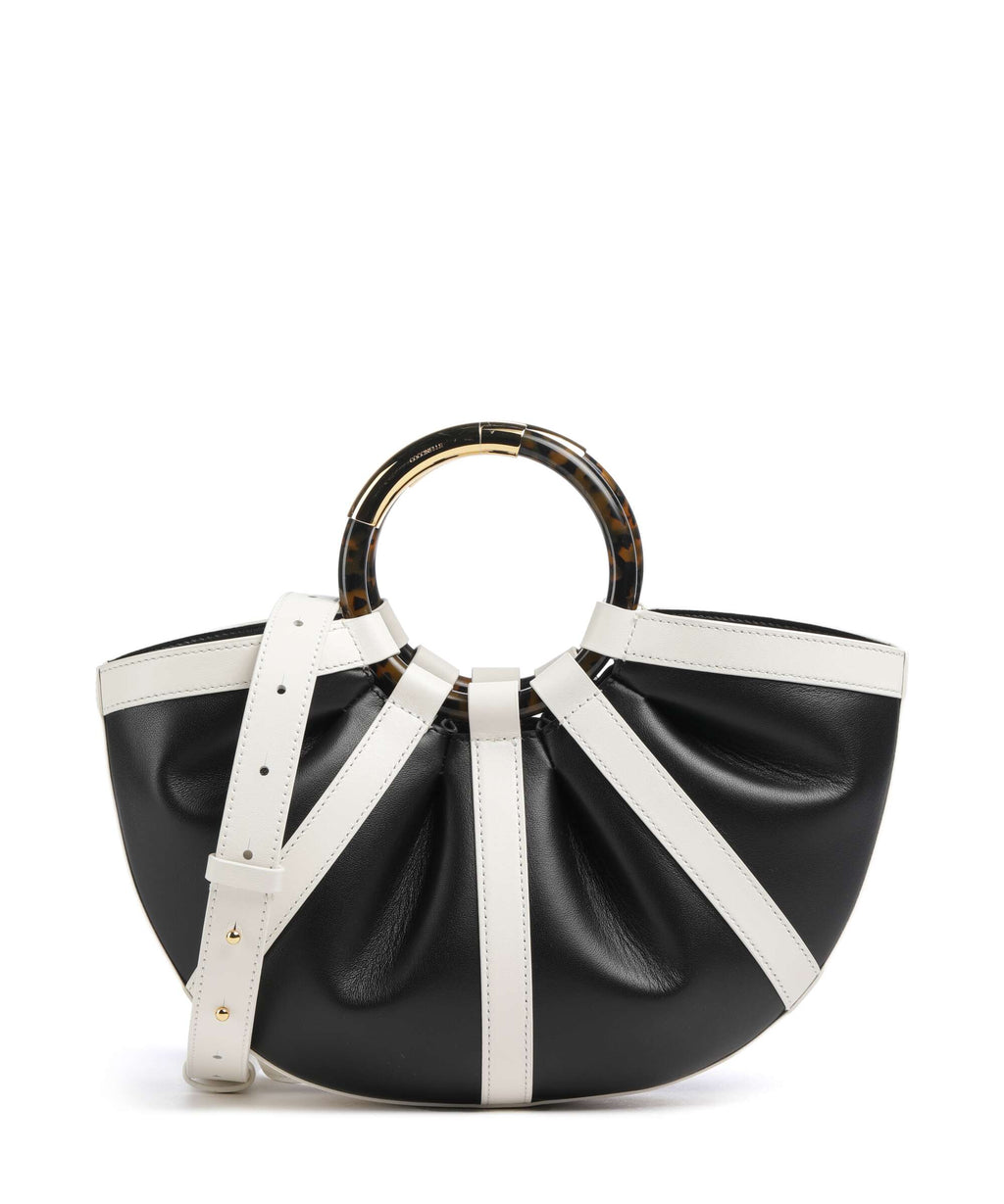 Coccinelle Shell Handbag pearl/noir