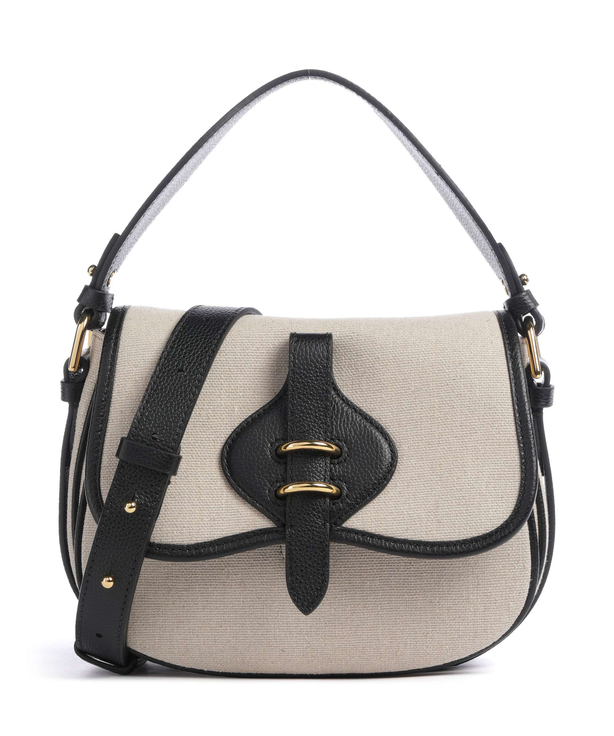 Coccinelle Mavery Canvas Handbag natural/noir