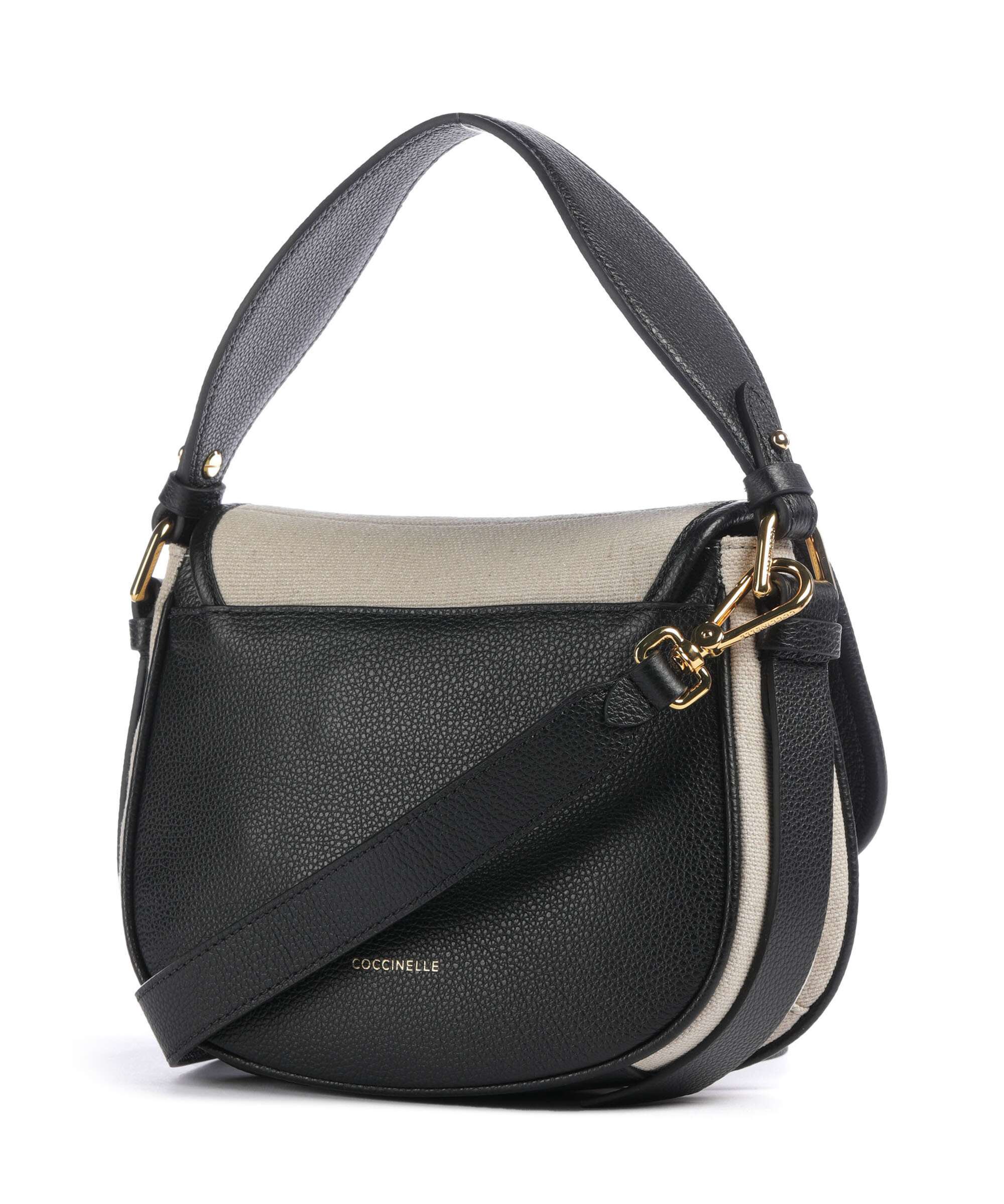 Coccinelle Mavery Canvas Handbag natural/noir