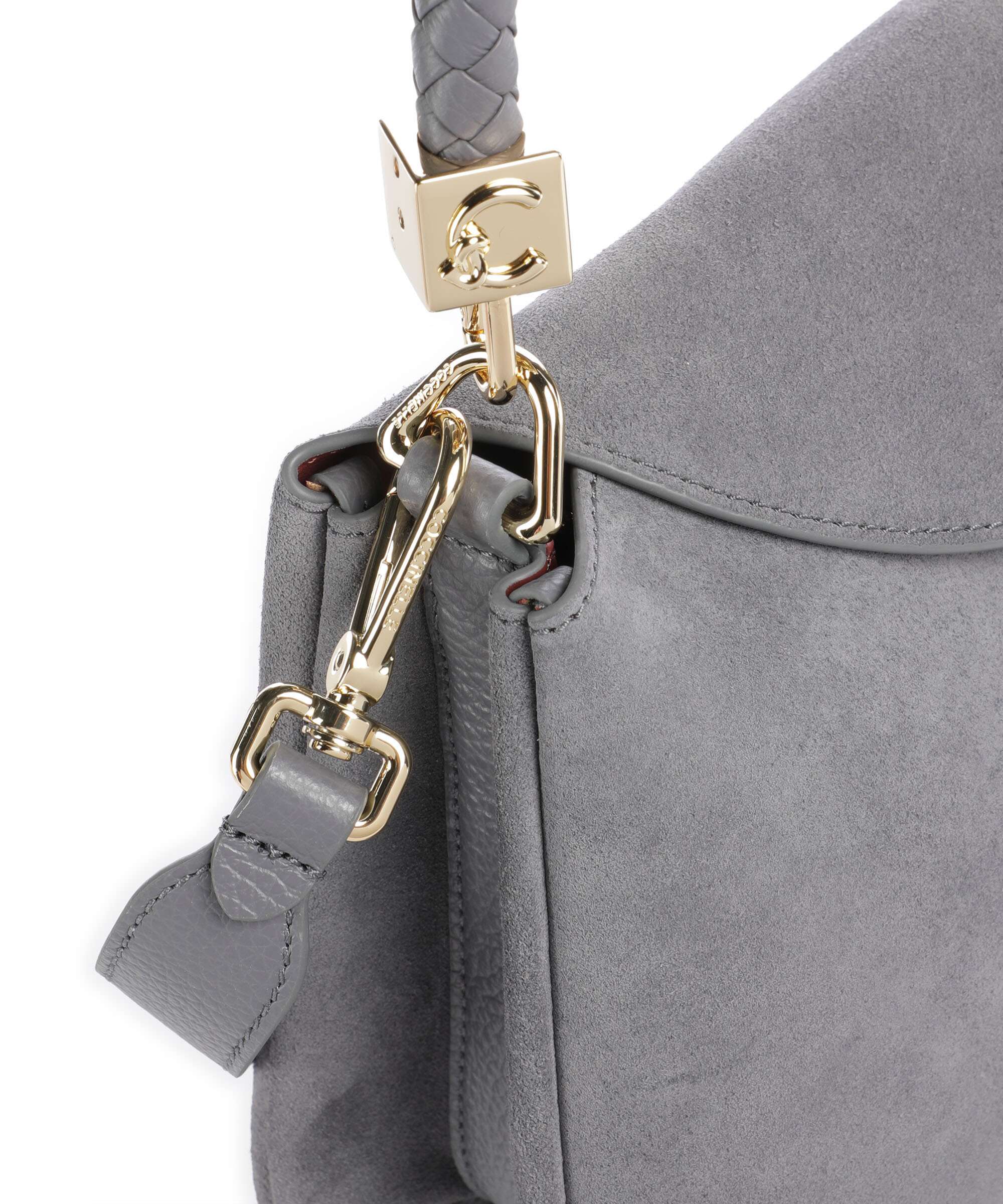 Coccinelle Tiggy Suede Shoulder bag stove