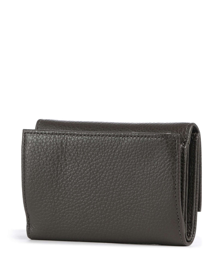 Coccinelle Metallic Soft Wallet fango