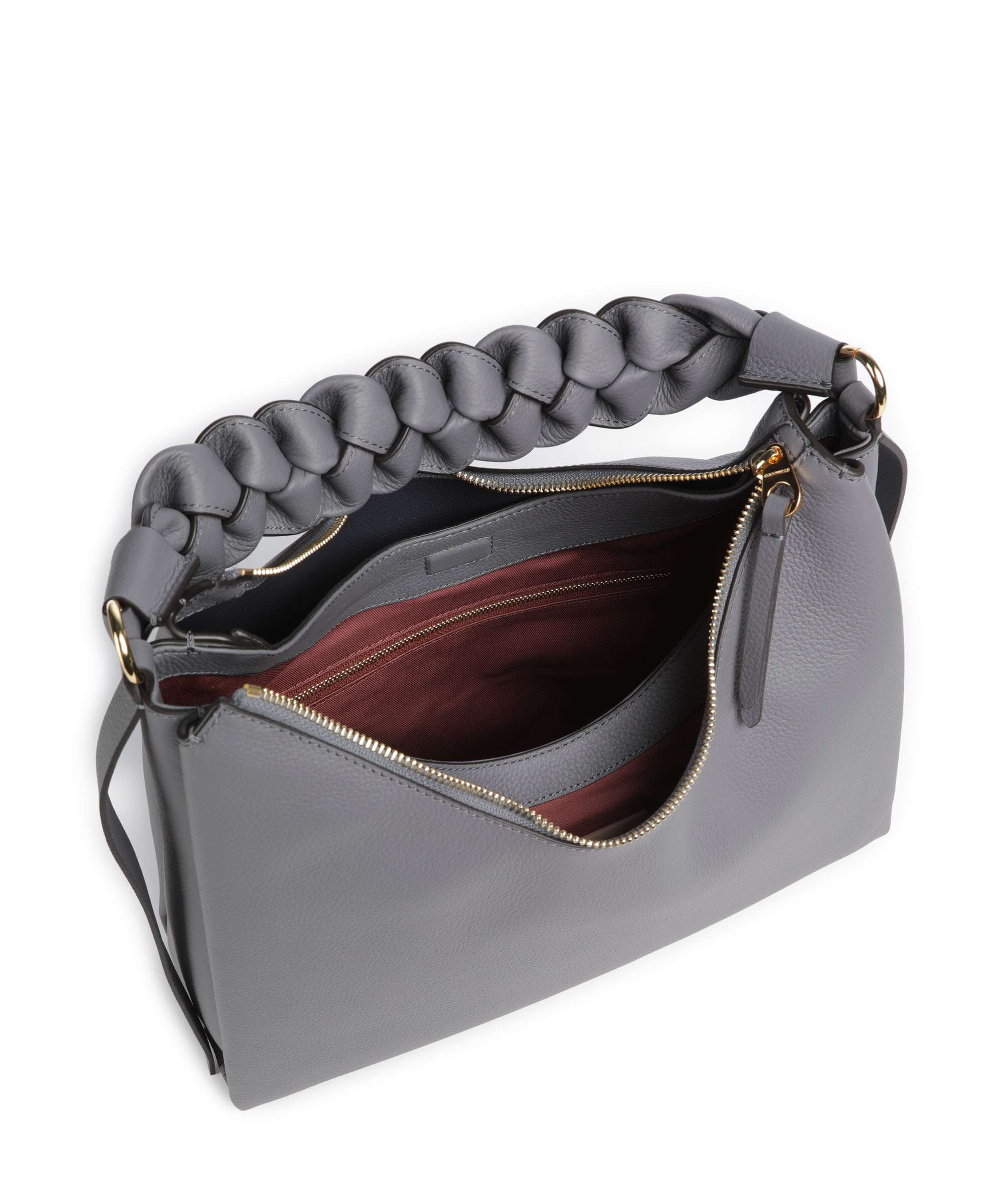 Coccinelle Boheme Grana Double Hobo bag stove/midnight blue