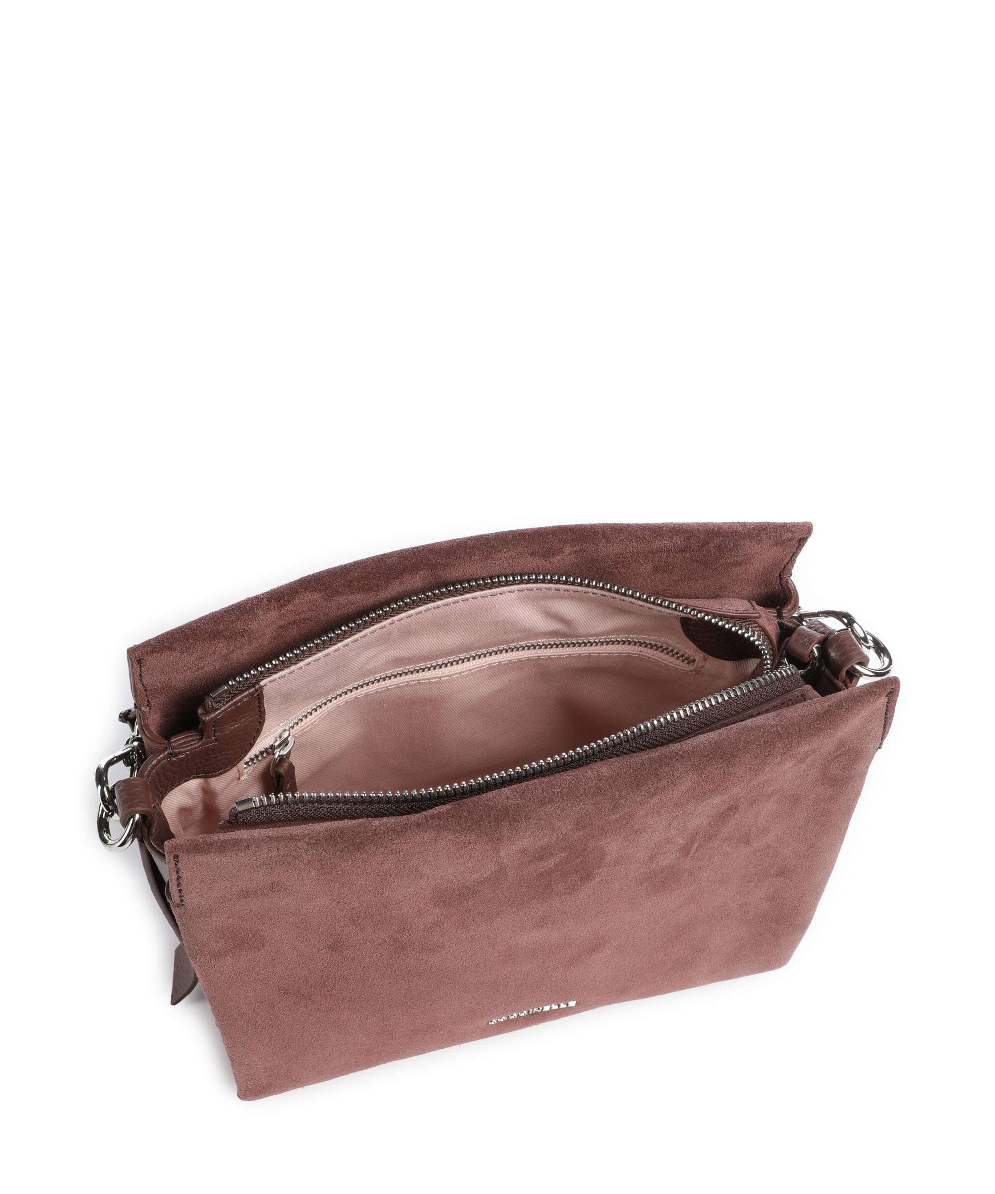 Coccinelle Boheme Suede Handbag berry