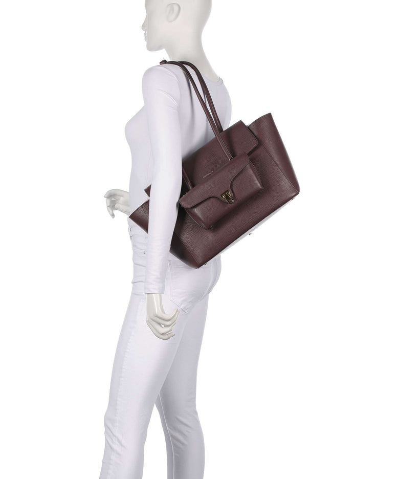 Coccinelle Beat Tote bag berry