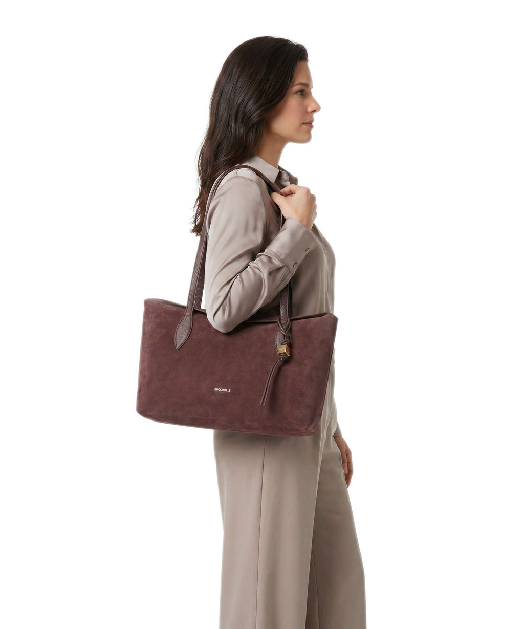 Coccinelle Thess Tote bag berry
