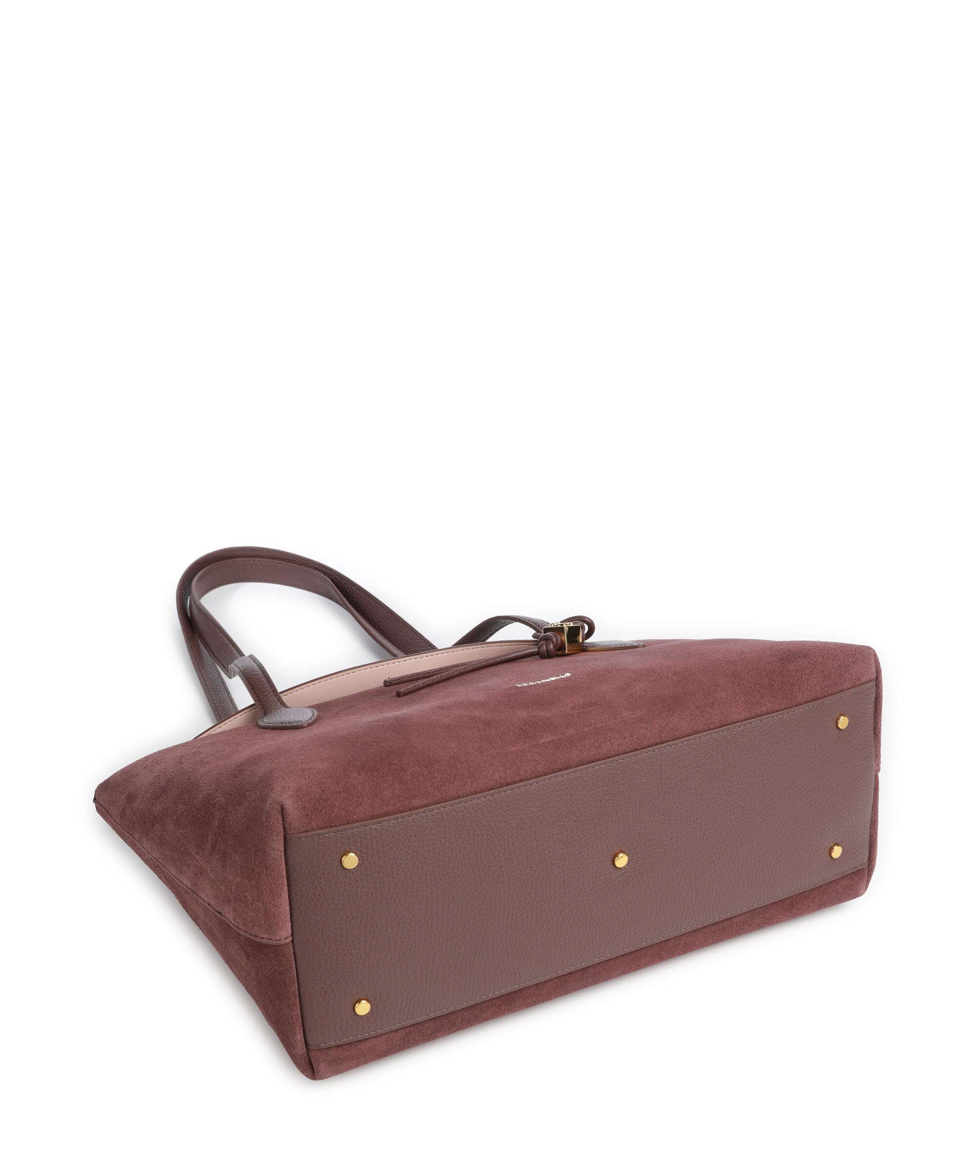 Coccinelle Thess Suede Tote bag berry