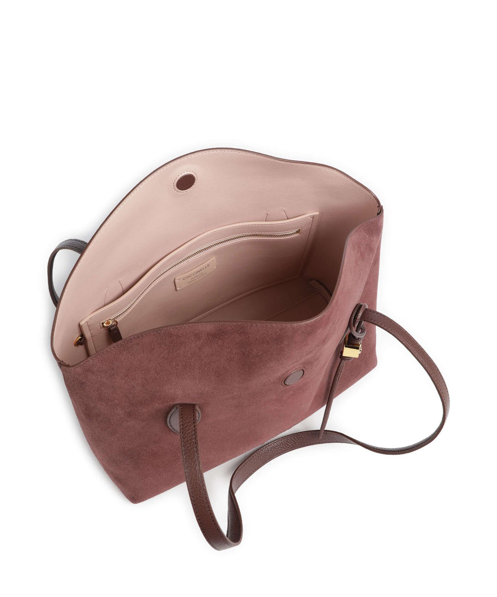 Coccinelle Thess Tote bag berry