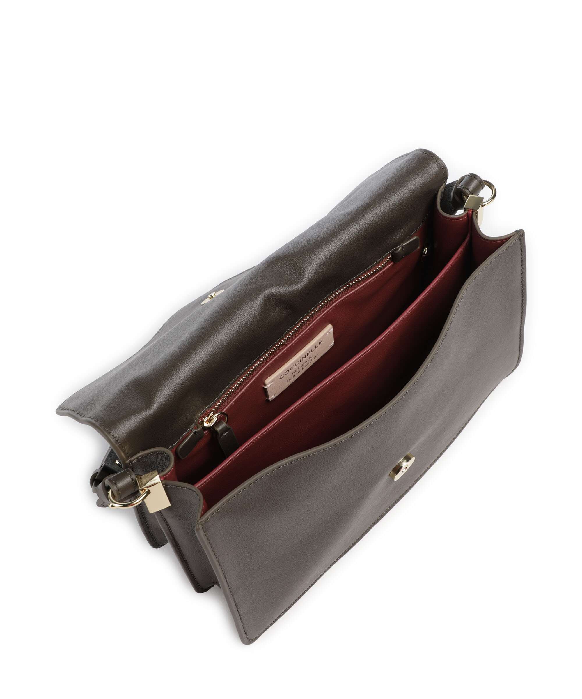 Coccinelle C-Me Softy Shoulder bag fango