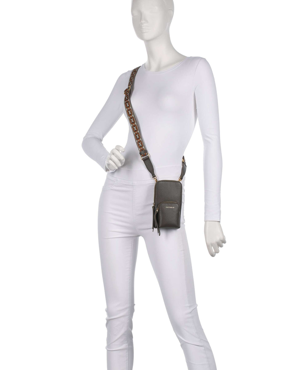 Coccinelle Pixie Phone bag fango