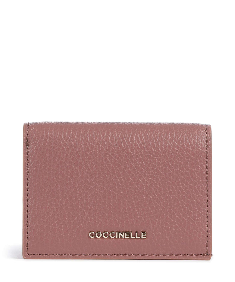 Coccinelle Metallic Soft Wallet winter rose