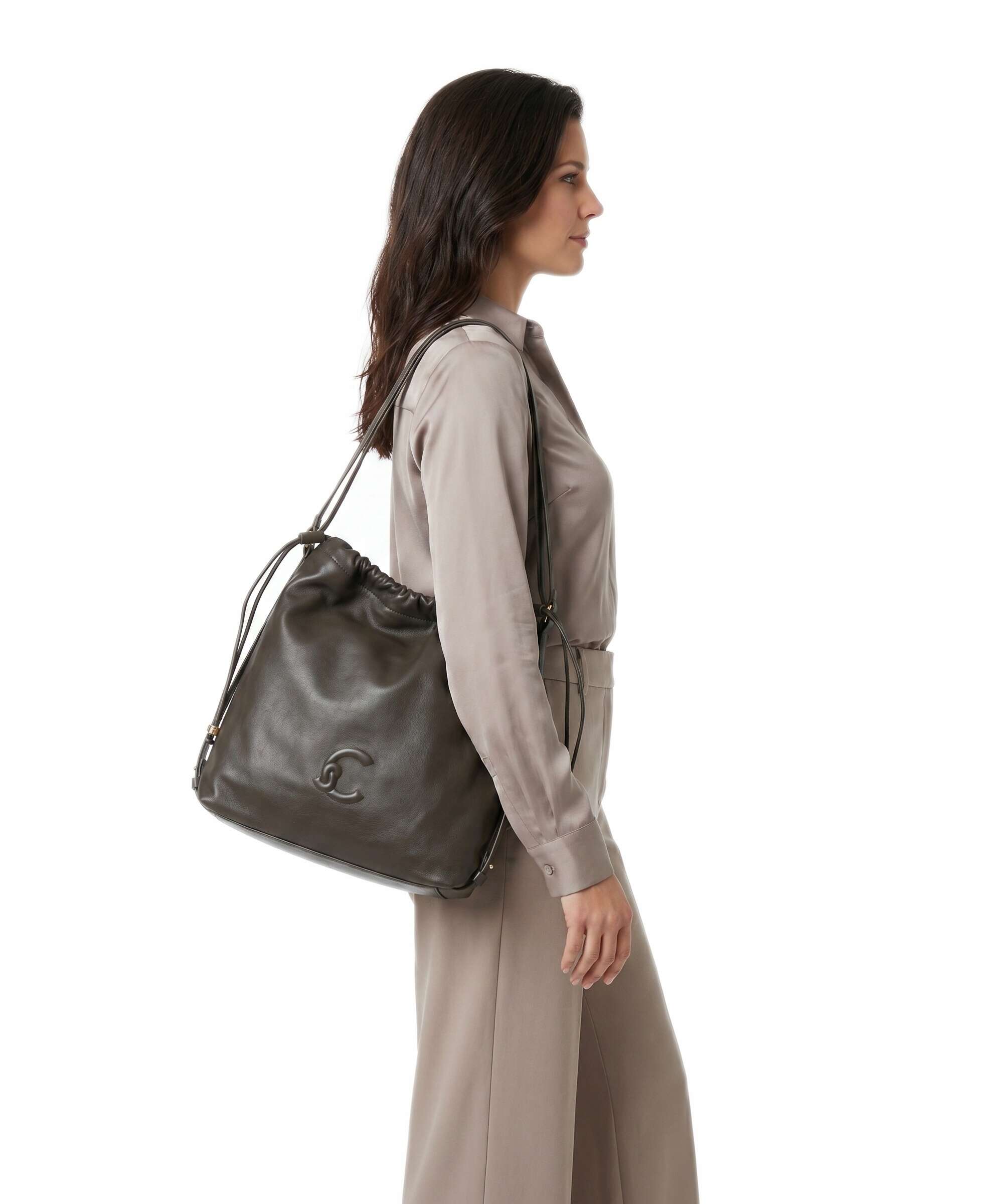 Coccinelle Lidia Backpack bag fango