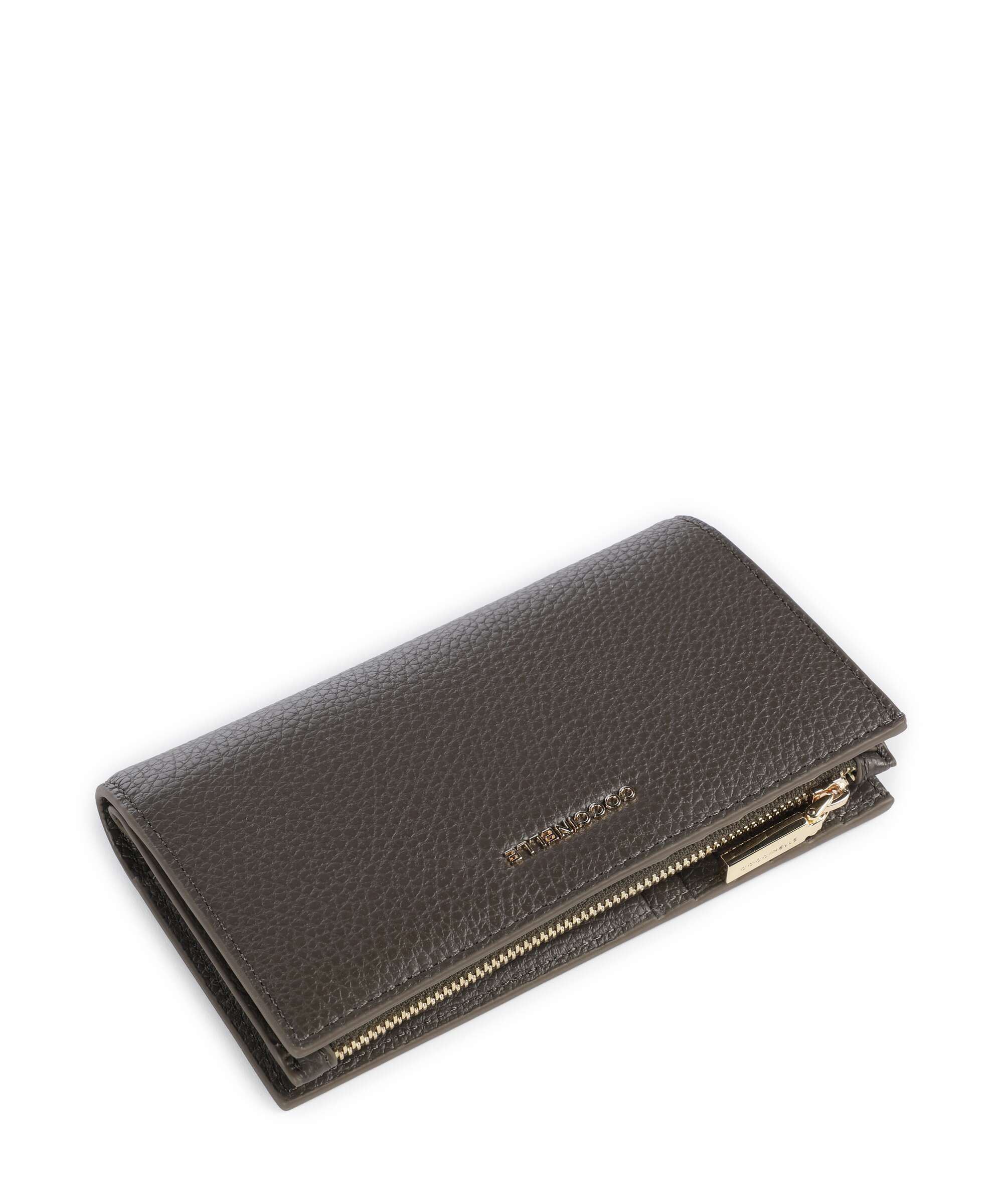 Coccinelle Metallic Soft Wallet fango