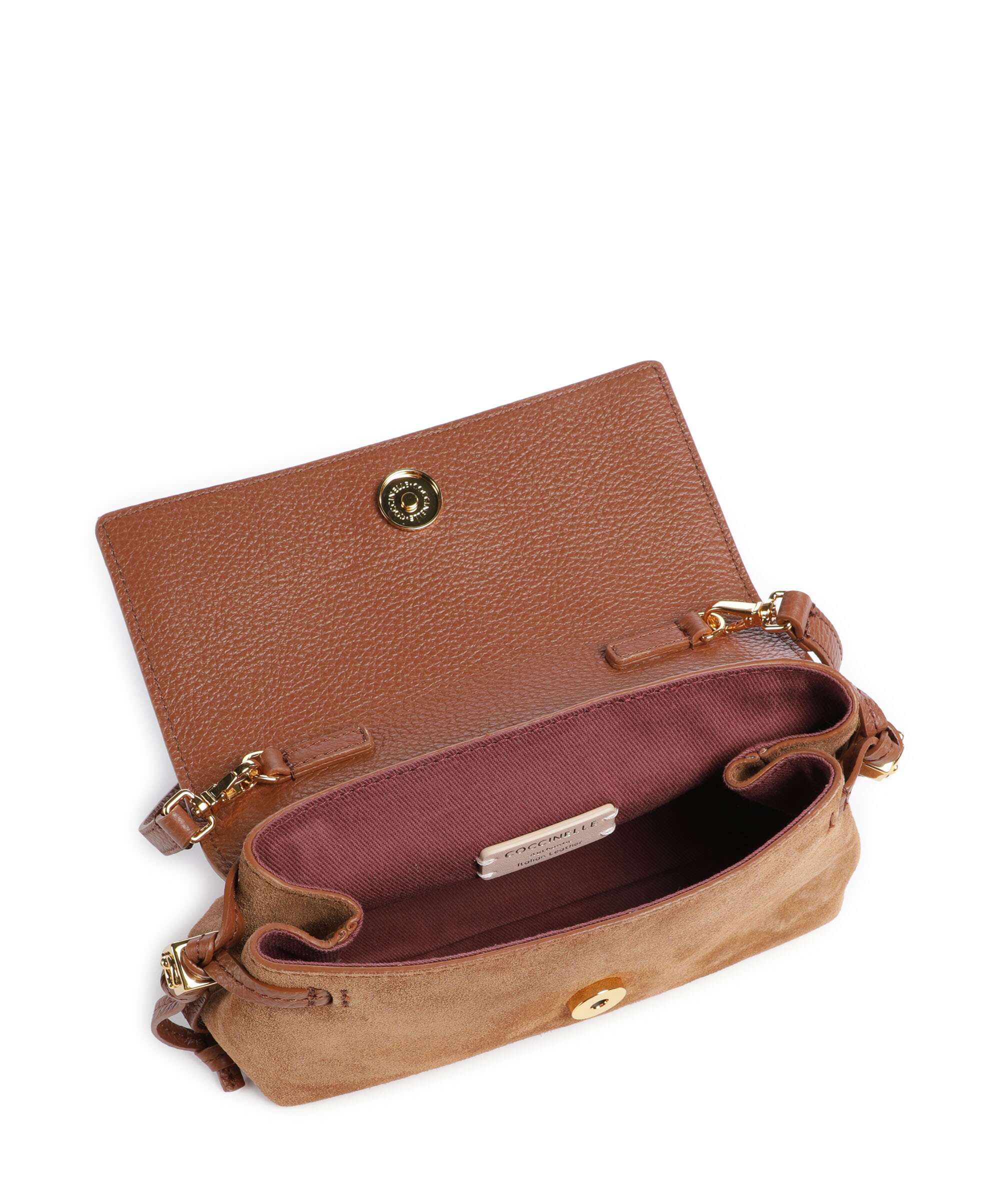 Coccinelle Thess Crossbody bag cognac