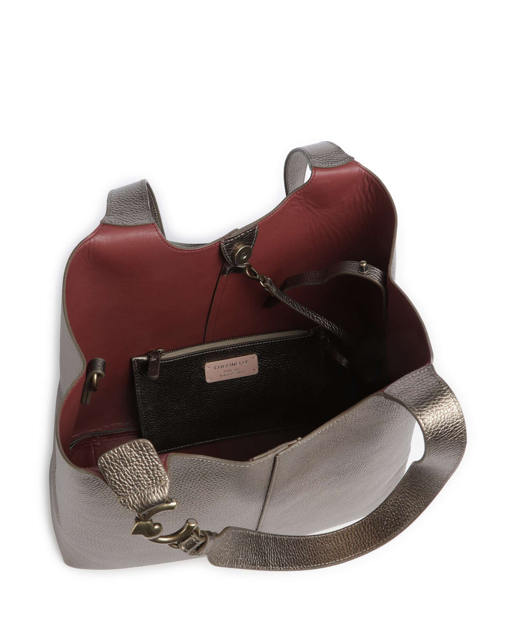 Coccinelle C-Easy Hobo bag antique brass