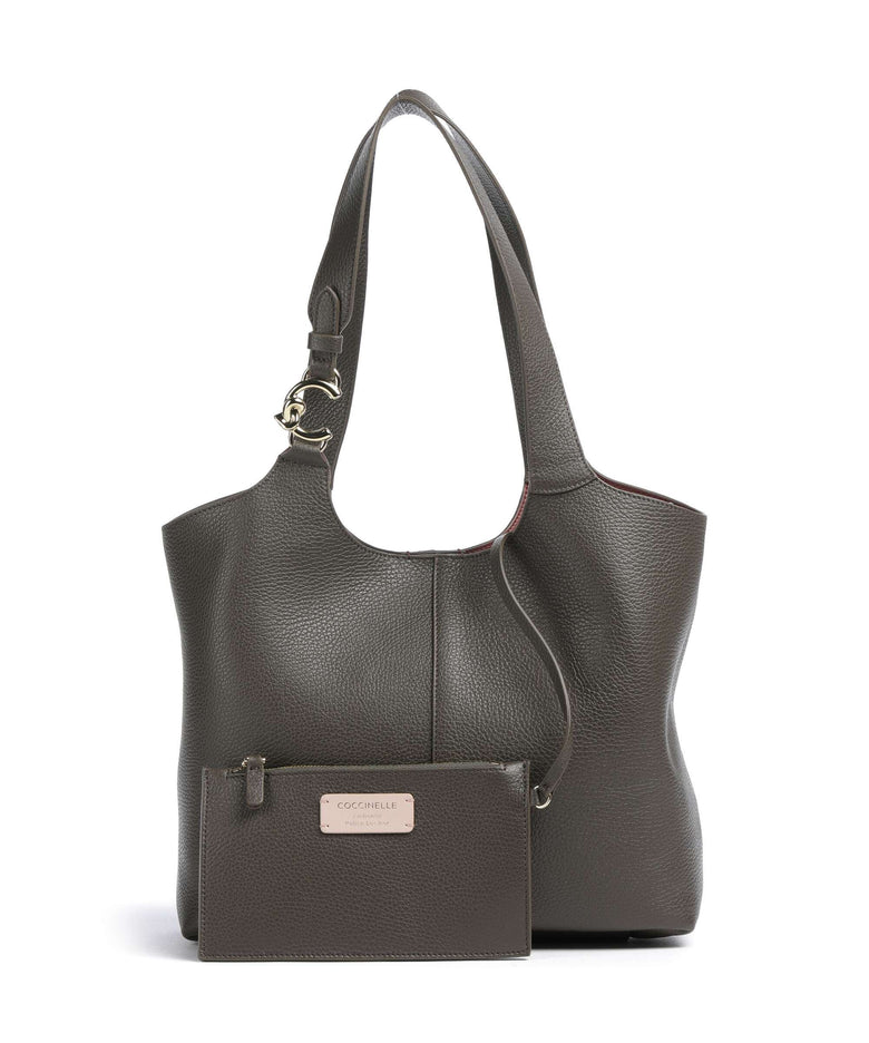 Coccinelle C-Easy Hobo bag fango