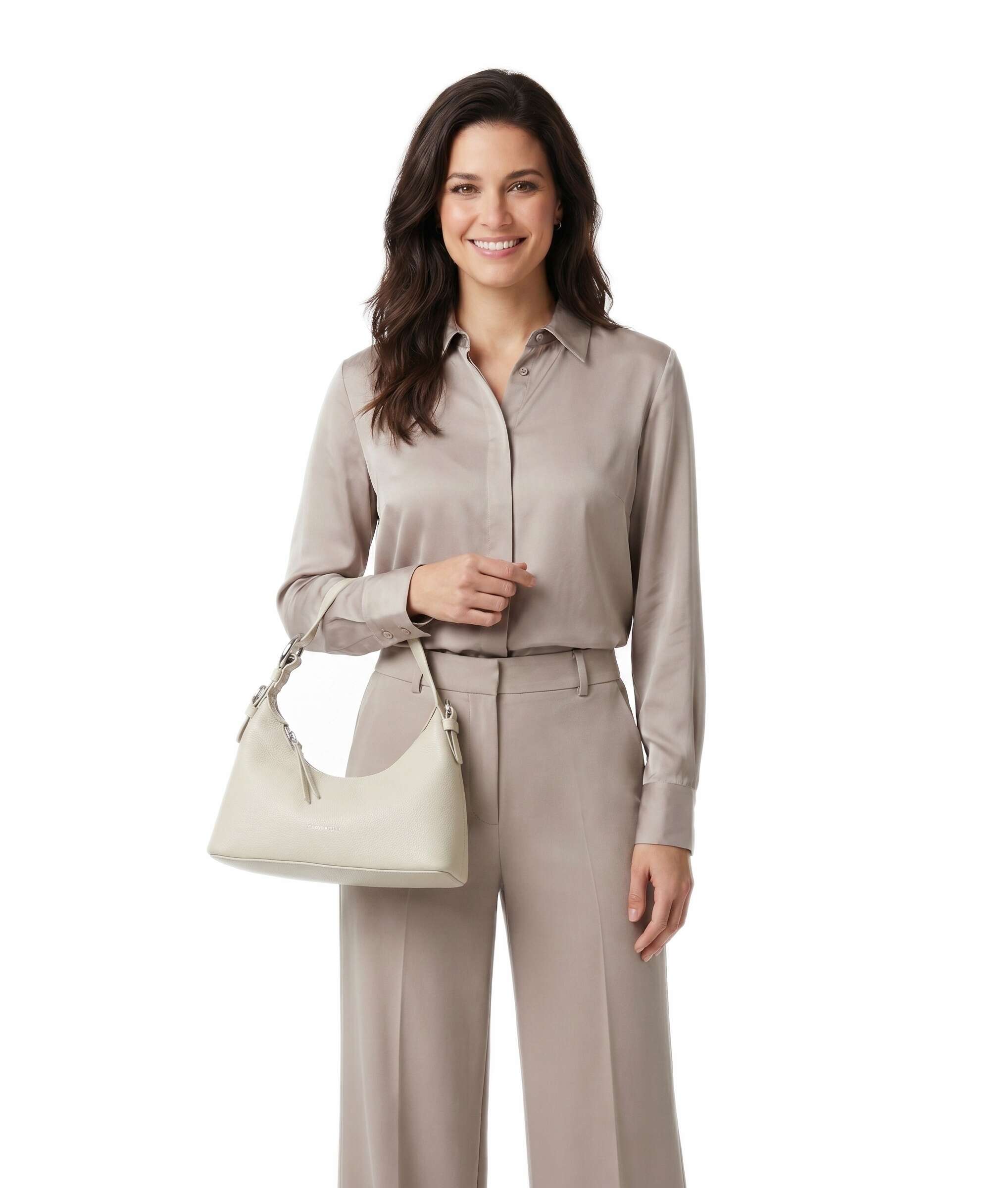 Coccinelle Fern Shoulder bag eucalipto