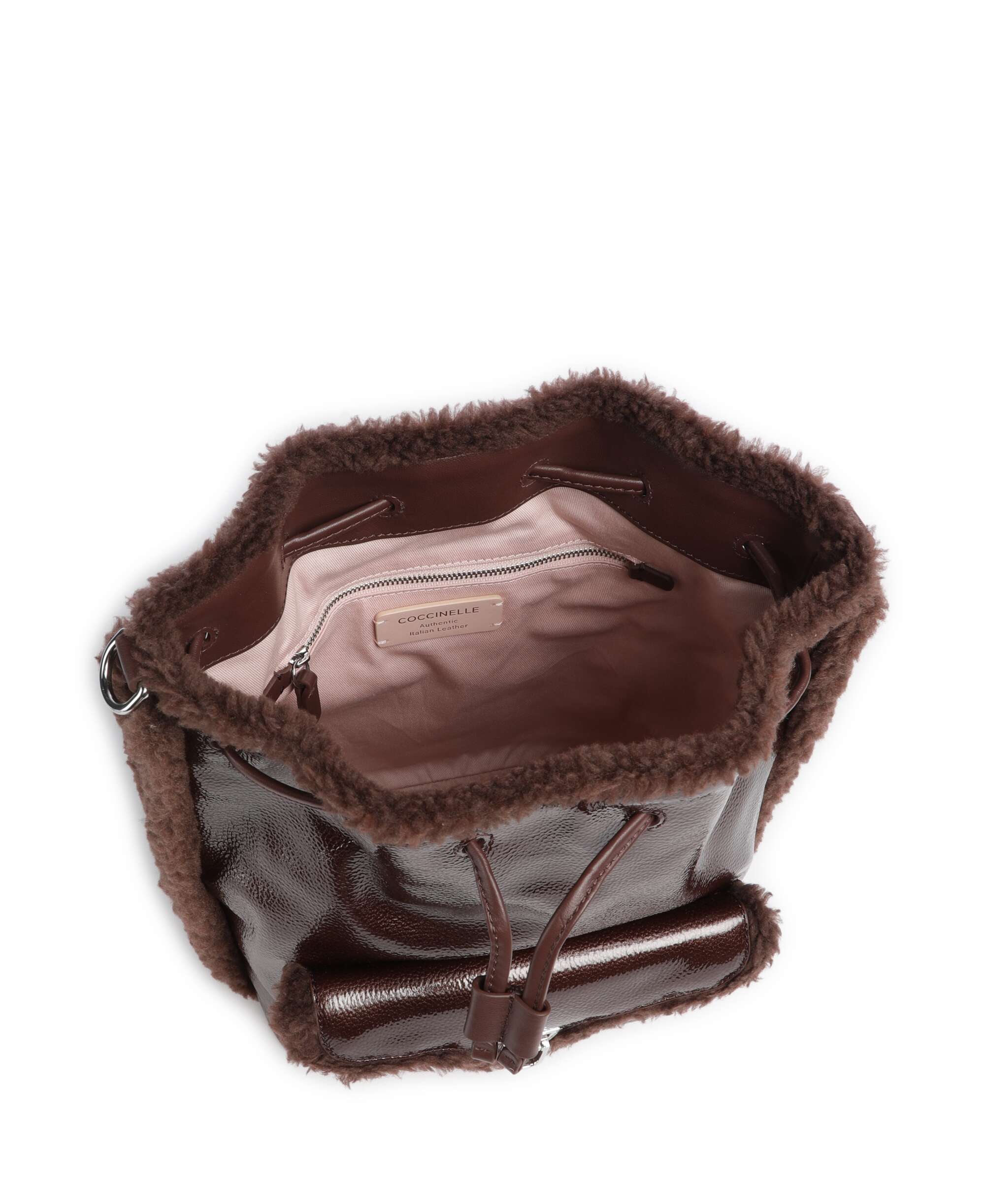 Coccinelle Beat Bucket bag berry