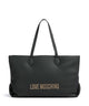 Love Moschino Bold Love Hammered Torba na zakupy black